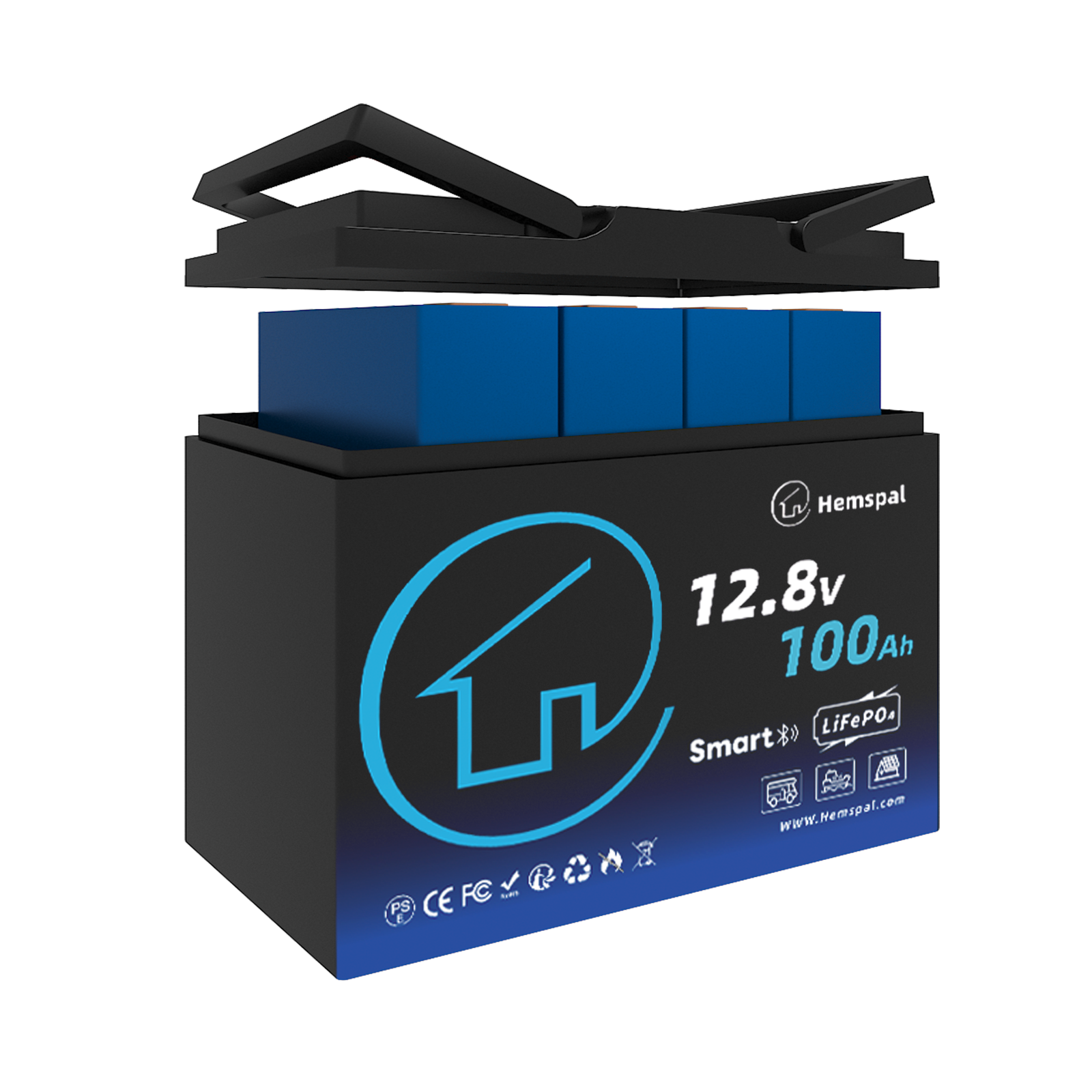 12.8V 100Ah Lithium Batteries